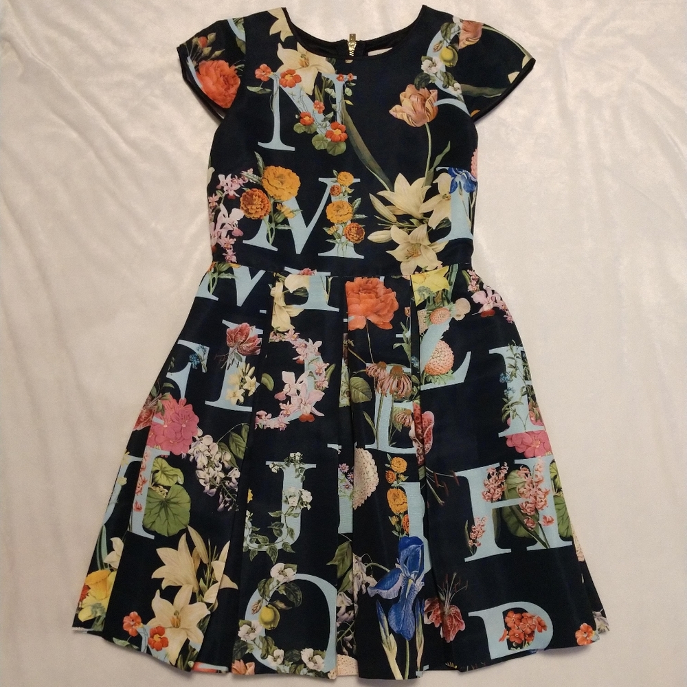 Ted Baker Floral Dress - size 2